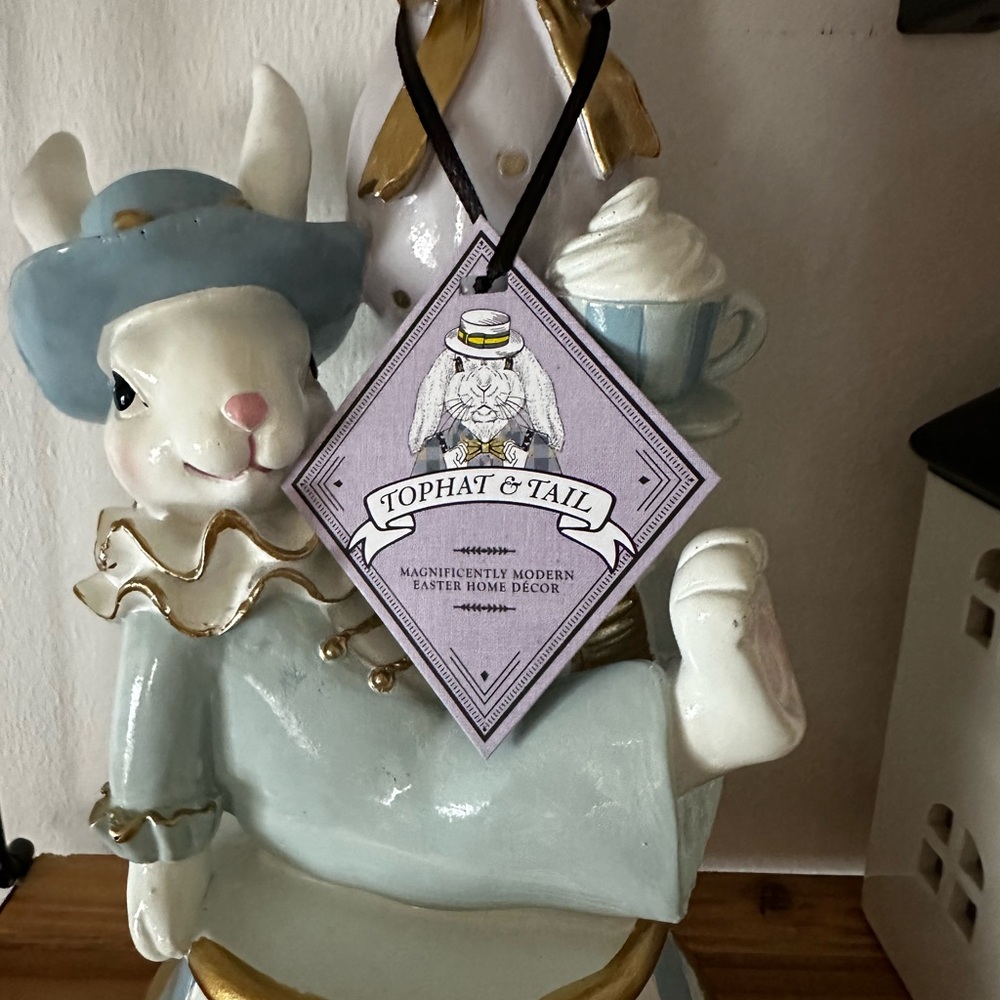 Tophat & Tail Mad Hatter Easter Bunny NEW - Picture 6 of 10